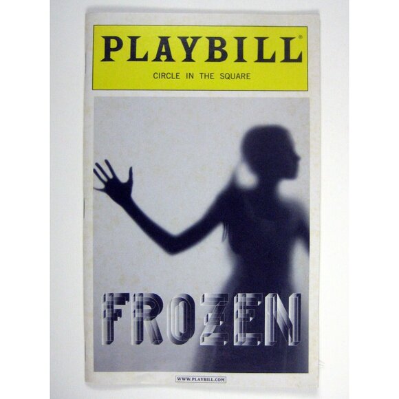 Frozen Playbill June 2004 Swoosie Kurtz Brian O'Byrne Robins Kitchin Theatre - Picture 1 of 7